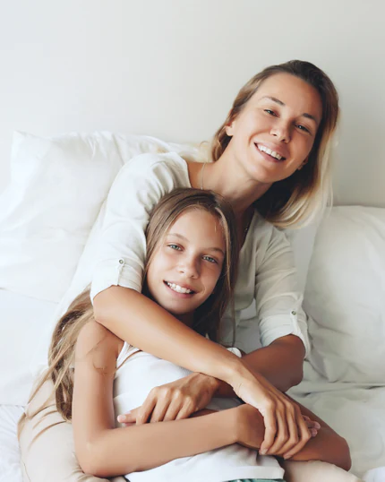 Mum and daughter